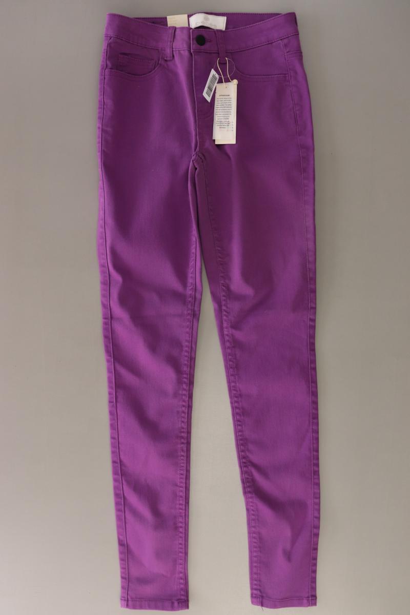 Pieces Skinny Jeans Gr. S/M neu mit Etikett Neupreis: 34,95€! lila aus Baumwolle