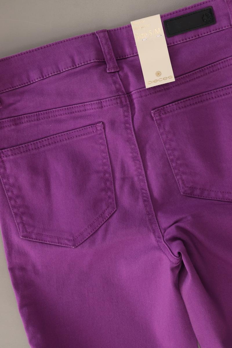 Pieces Skinny Jeans Gr. S/M neu mit Etikett Neupreis: 34,95€! lila aus Baumwolle