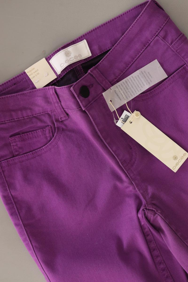 Pieces Skinny Jeans Gr. S/M neu mit Etikett Neupreis: 34,95€! lila aus Baumwolle