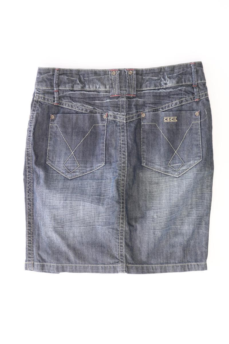 Cecil Jeansrock Gr. W28 blau aus Baumwolle