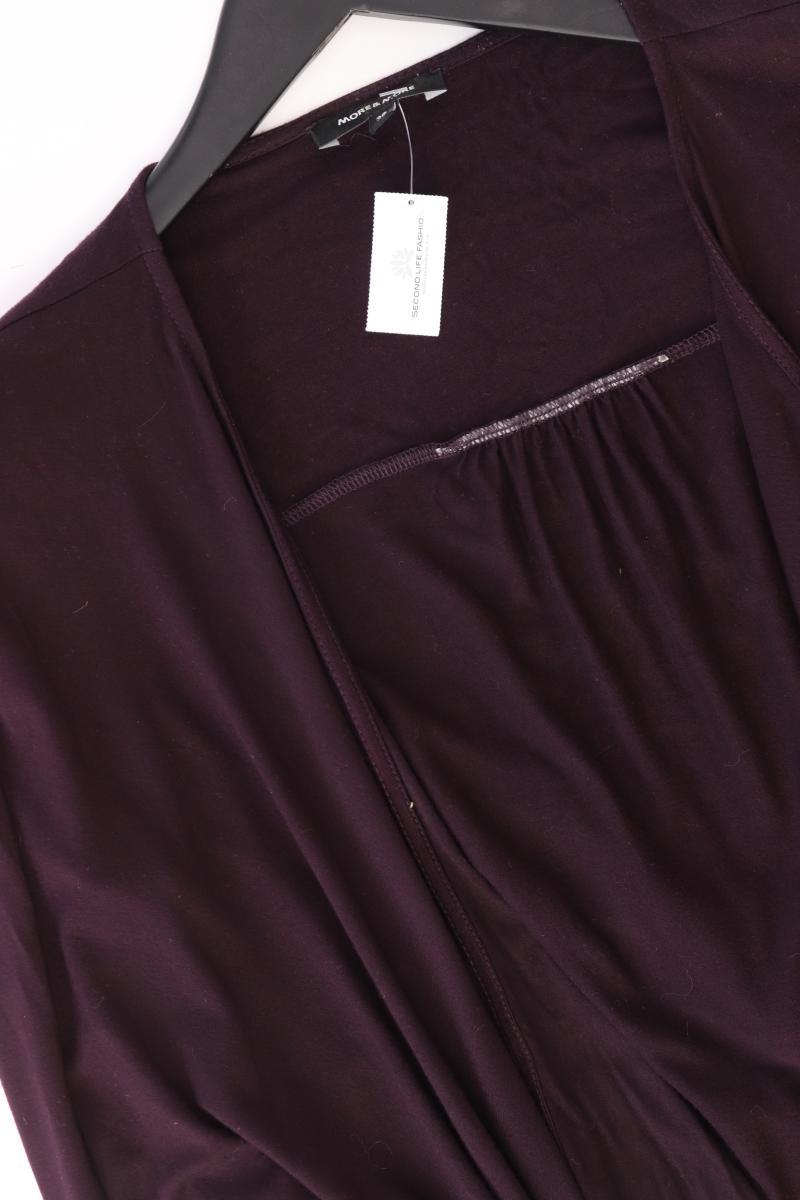 More&More Strickjacke Gr. 38 Langarm lila aus Viskose