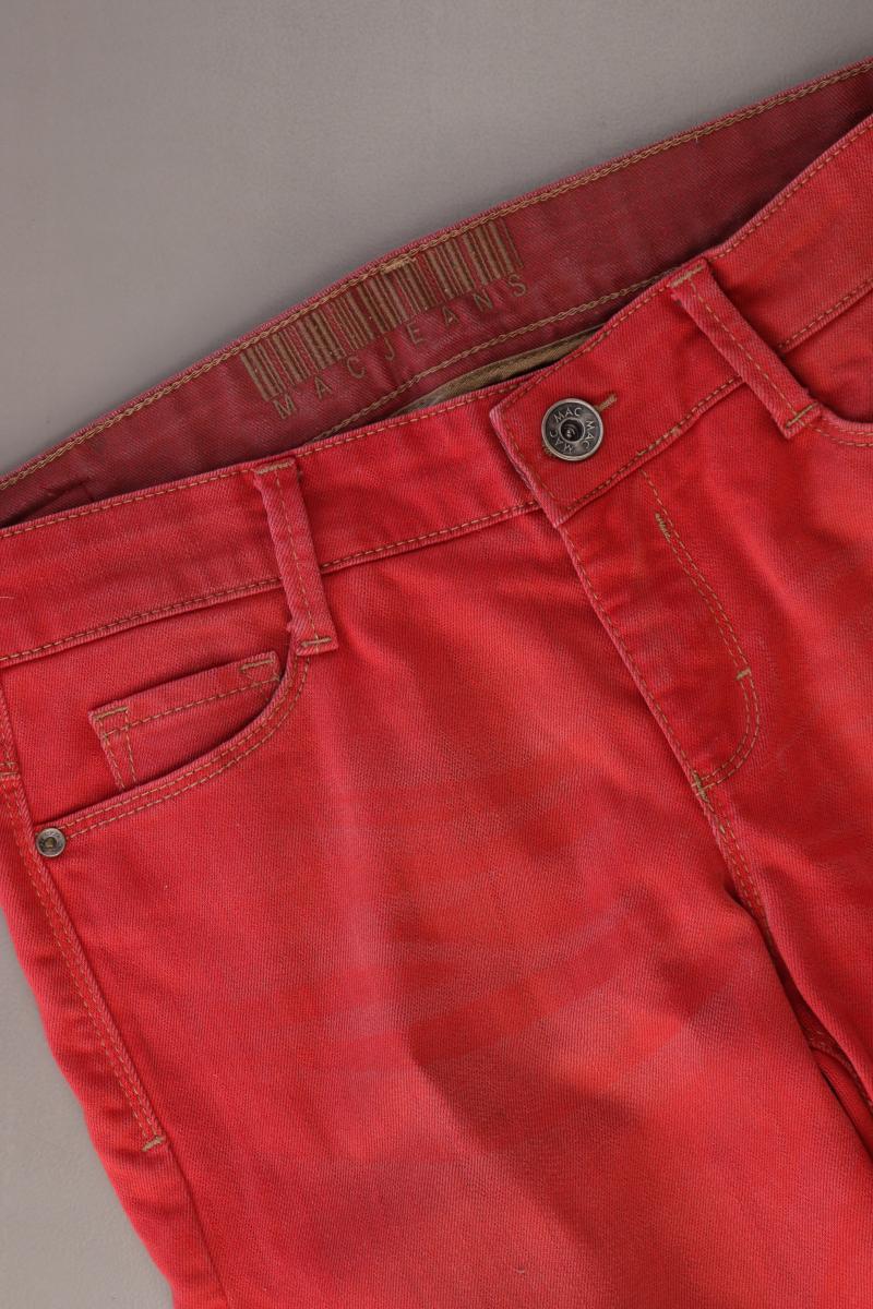 MAC Skinny Jeans Gr. 36/L32 Modell Carrie Pipe rot aus Baumwolle