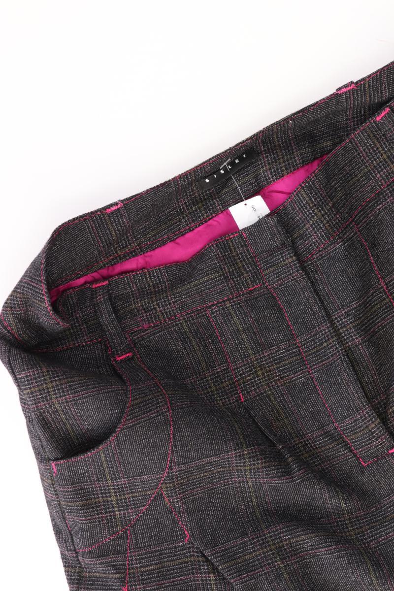 Sisley Rock Gr. IT 42 (S) kariert braun aus Polyester