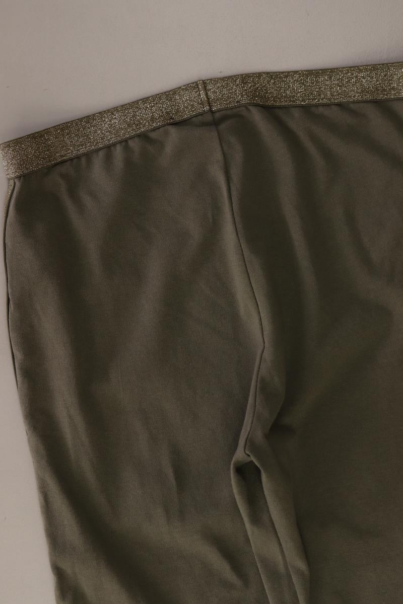 Summum Leggings Gr. XS mit Glitzer olivgrün aus Baumwolle