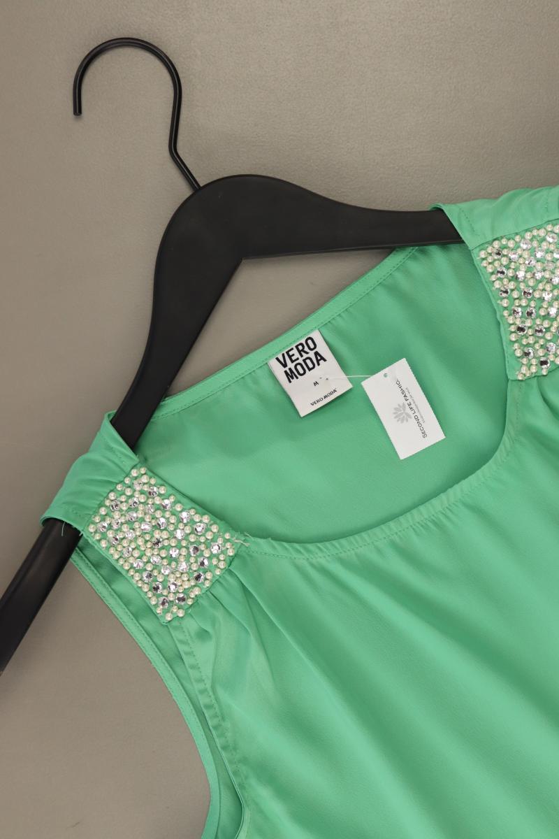 Vero Moda Ärmellose Bluse Gr. M grün aus Polyester