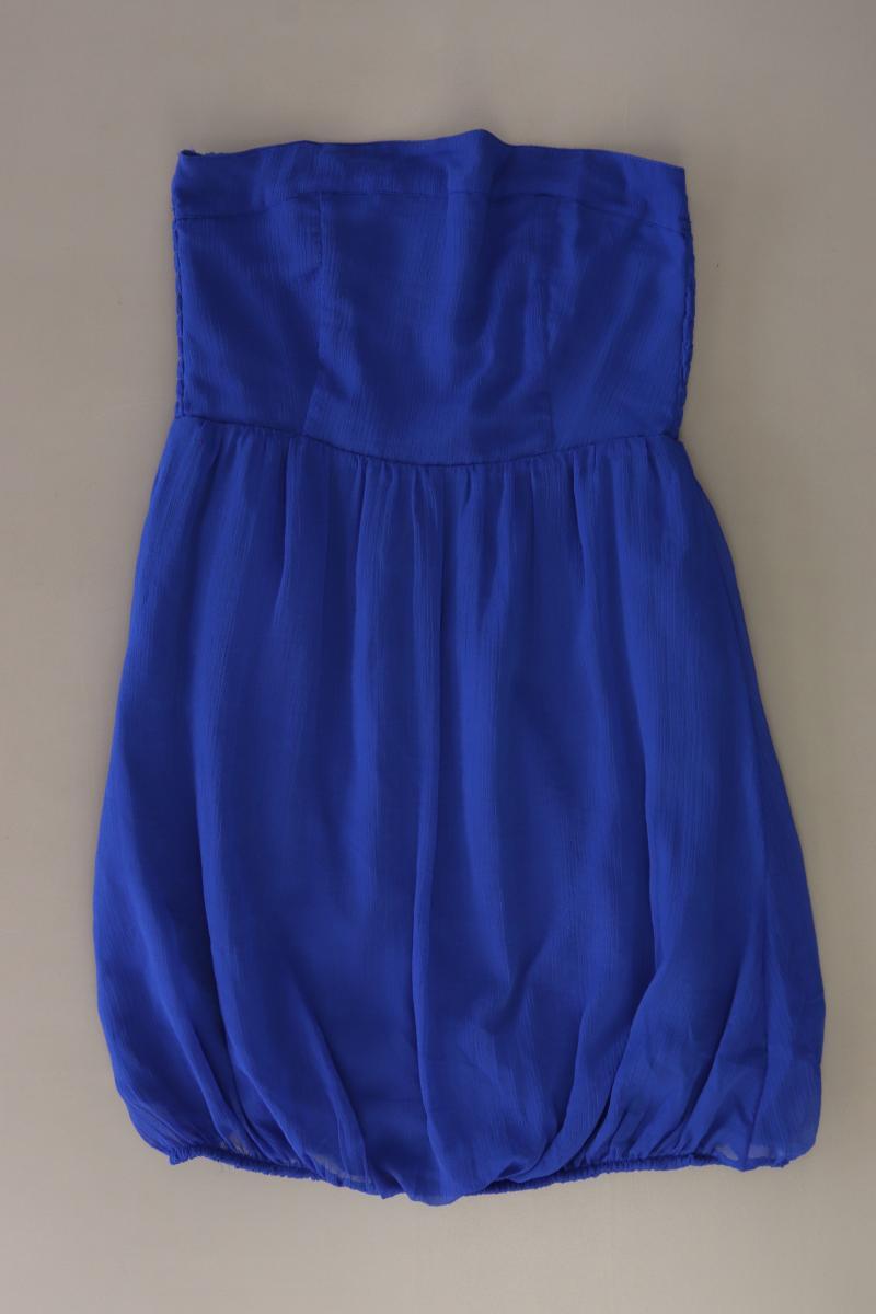 Vero Moda Bandeaukleid Gr. S Ärmellos blau aus Polyester