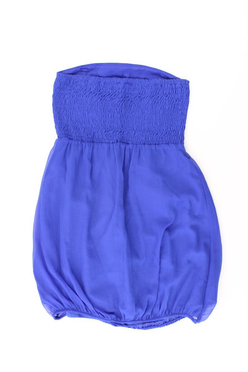 Vero Moda Bandeaukleid Gr. S Ärmellos blau aus Polyester