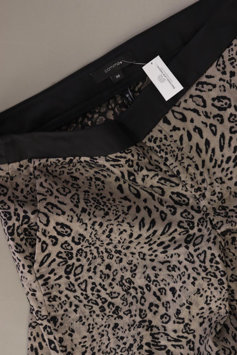 comma, Hose Gr. 36 mit Tierdruck mehrfarbig aus Baumwolle