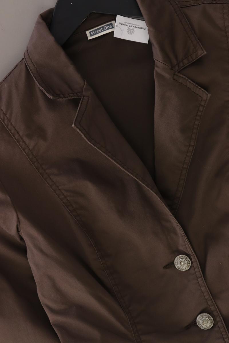 Street One Classic Blazer Gr. 36 braun aus Baumwolle