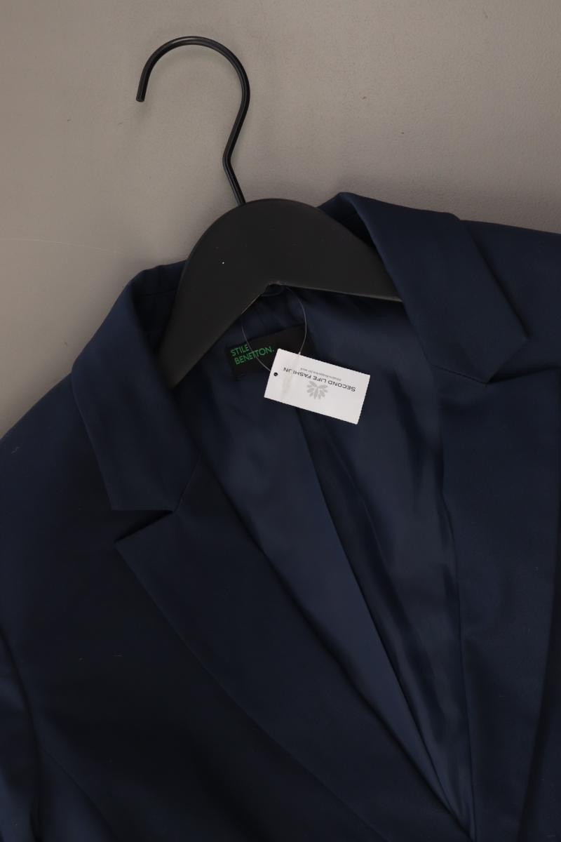 Benetton Classic Blazer Gr. 36 blau aus Baumwolle