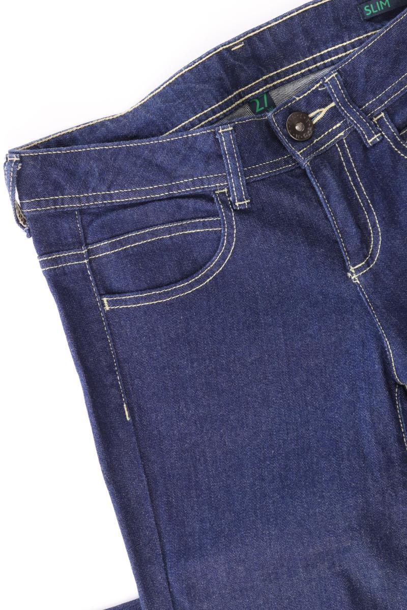 Benetton Skinny Jeans Gr. W27 blau aus Baumwolle