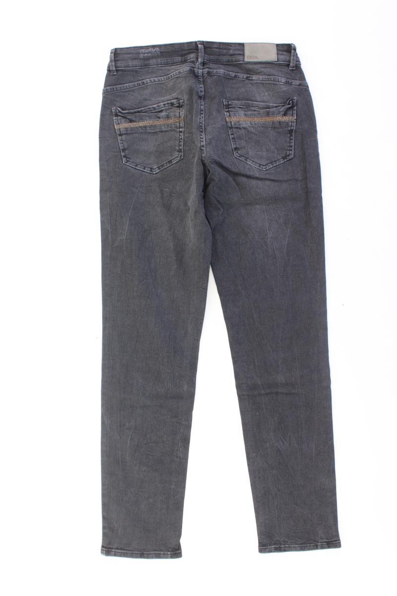 Cecil Straight Jeans Gr. W28 grau