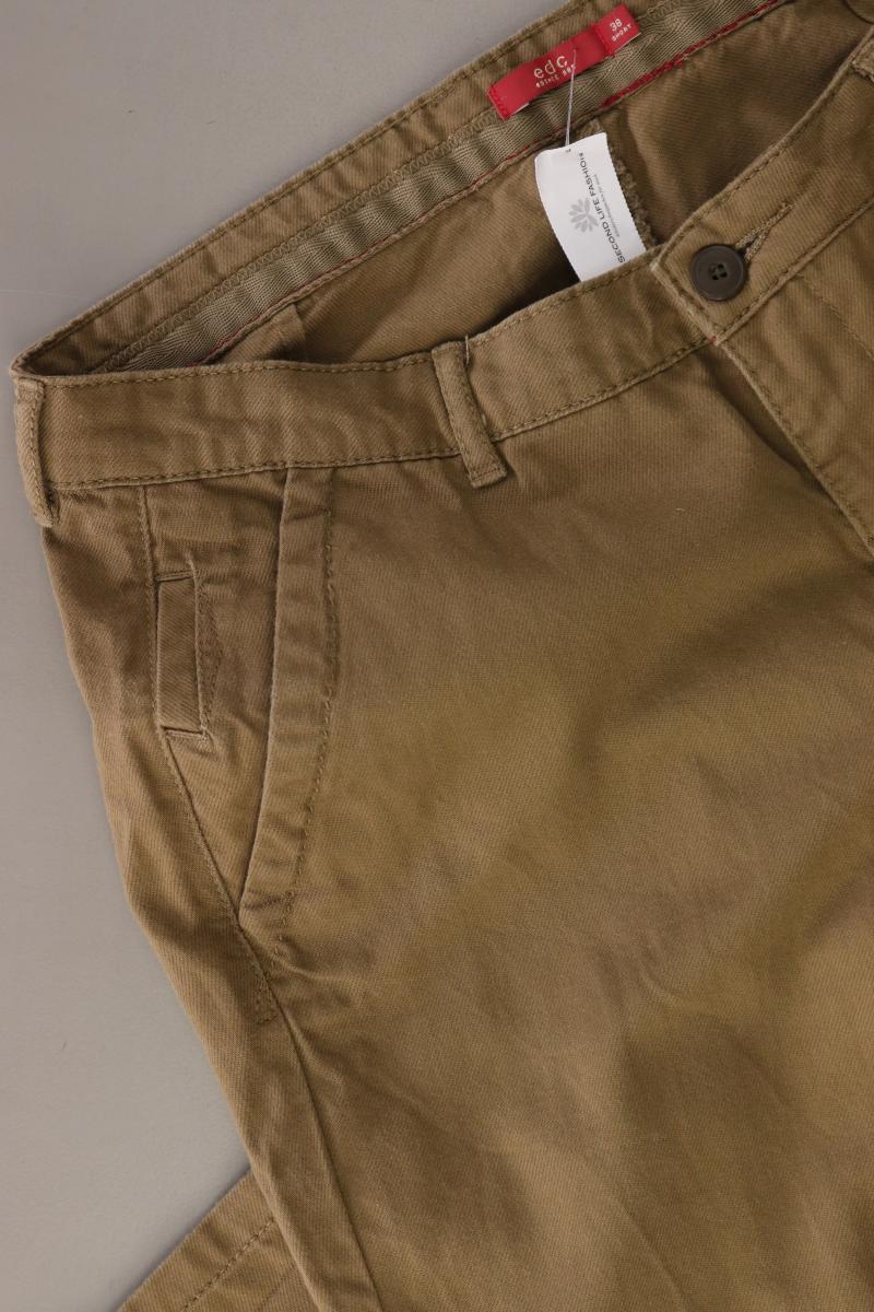 edc by Esprit Chinohose Gr. 38 olivgrün aus Baumwolle