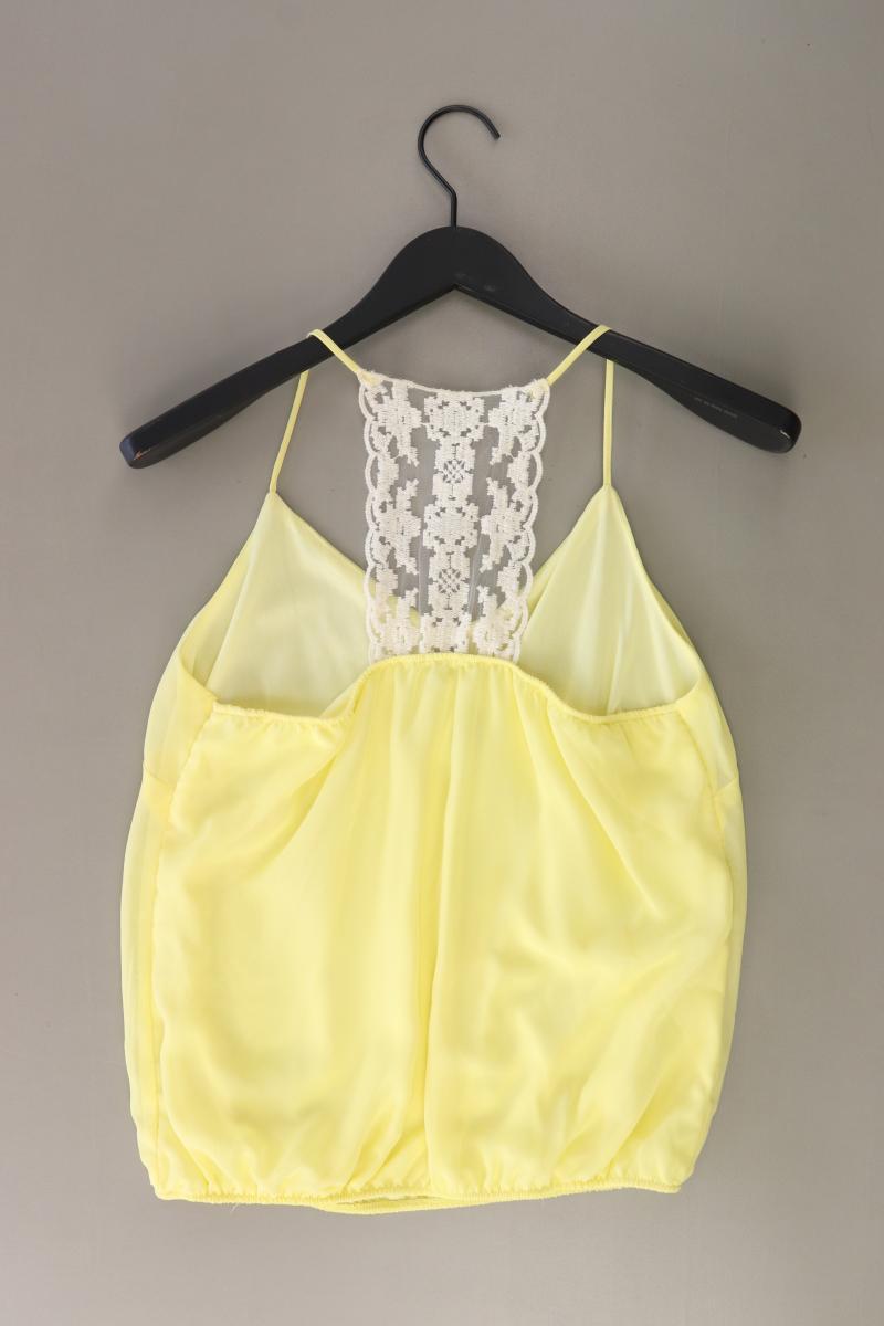 Charlotte Russ Top Gr. M Träger gelb aus Polyester
