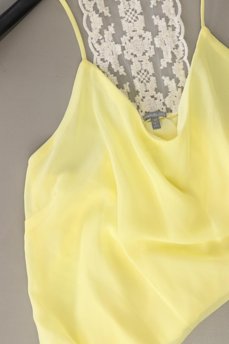 Charlotte Russ Top Gr. M Träger gelb aus Polyester