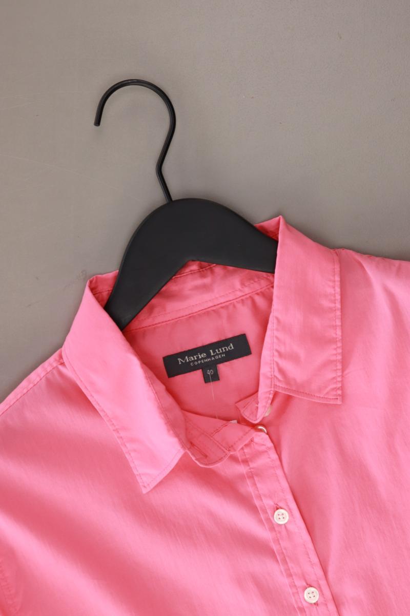 Marie Lund Langarmbluse Gr. 40 pink aus Baumwolle