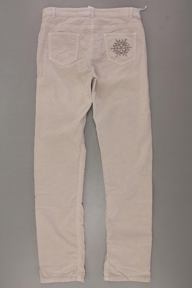 Betty Barclay Five-Pocket-Hose Gr. 38 creme aus Baumwolle