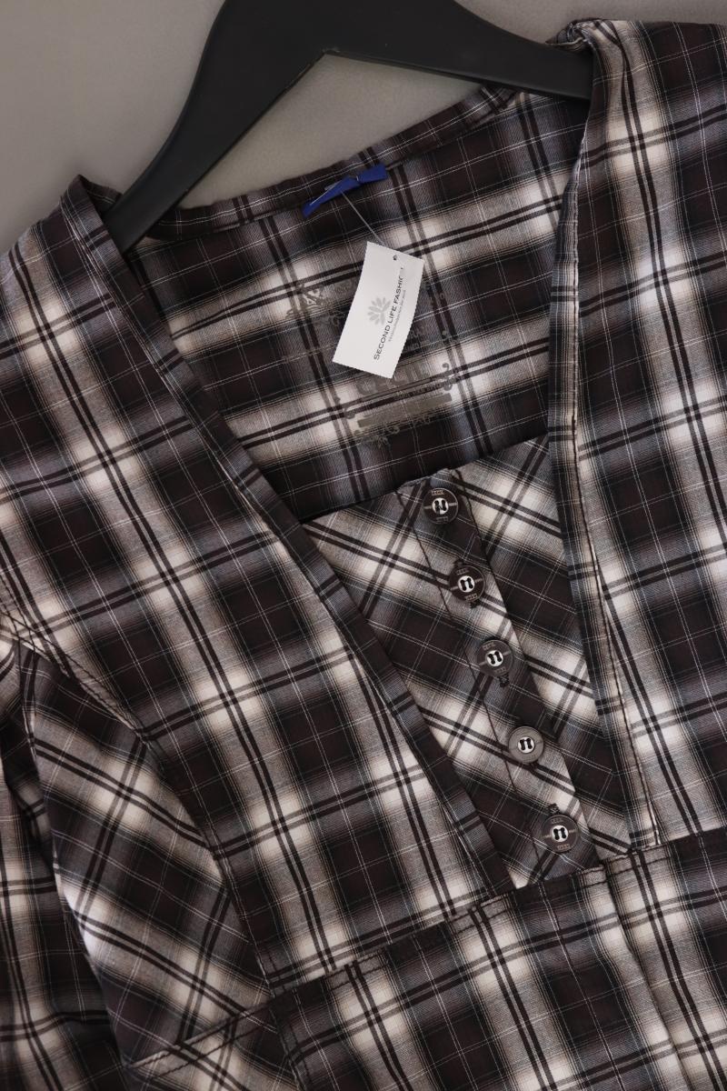 Cecil Karobluse Gr. S kariert Langarm braun aus Baumwolle