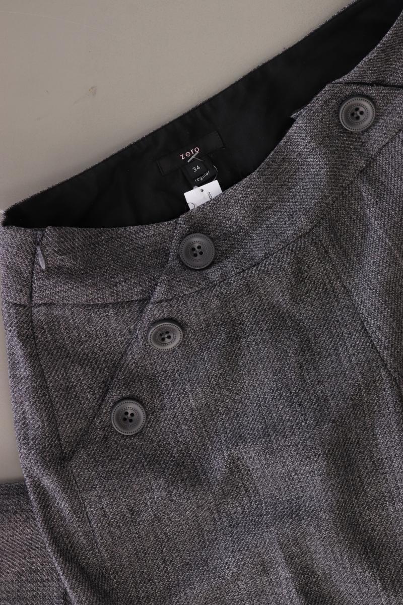 Zero Anzughose Gr. 34 grau aus Polyester