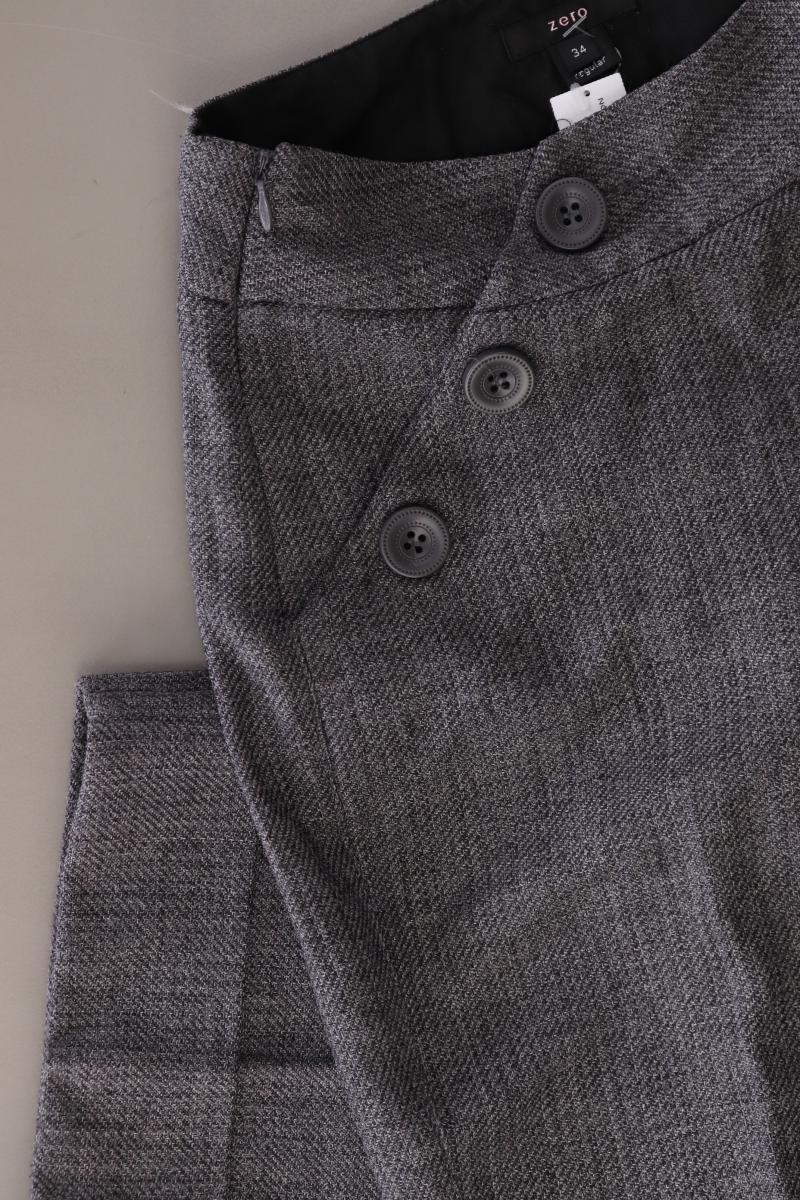Zero Anzughose Gr. 34 grau aus Polyester