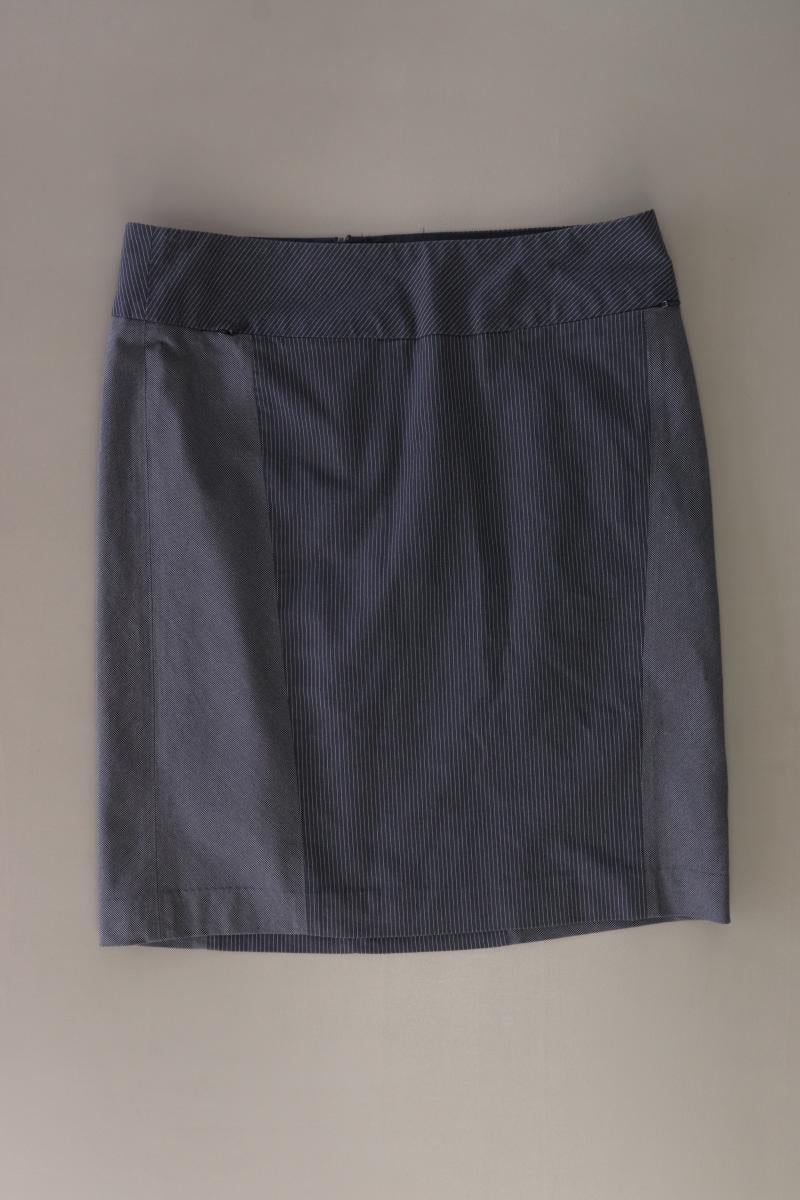 Mexx Bleistiftrock Gr. 38 blau aus Baumwolle