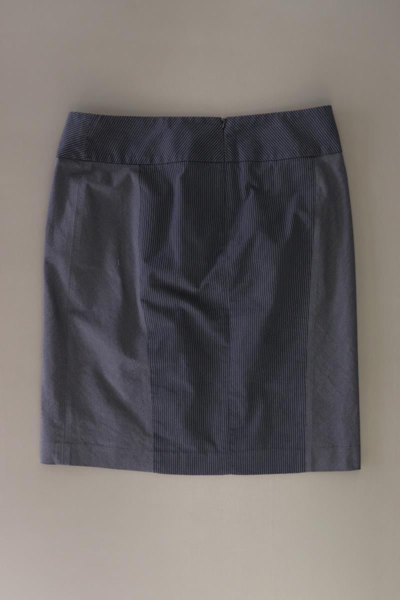 Mexx Bleistiftrock Gr. 38 blau aus Baumwolle