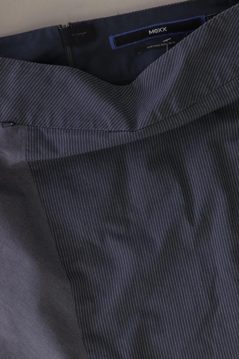 Mexx Bleistiftrock Gr. 38 blau aus Baumwolle