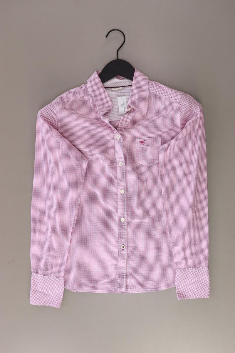 Esprit Karobluse Gr. 32 kariert Langarm lila aus Baumwolle