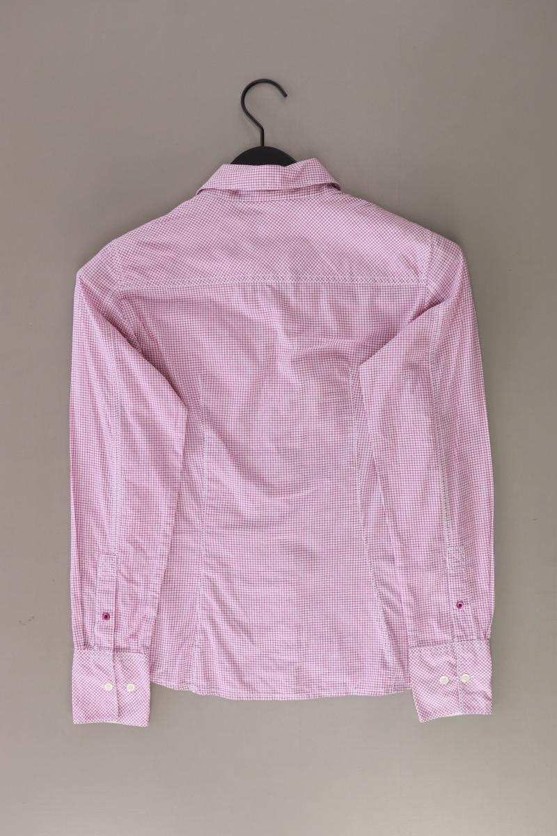 Esprit Karobluse Gr. 32 kariert Langarm lila aus Baumwolle
