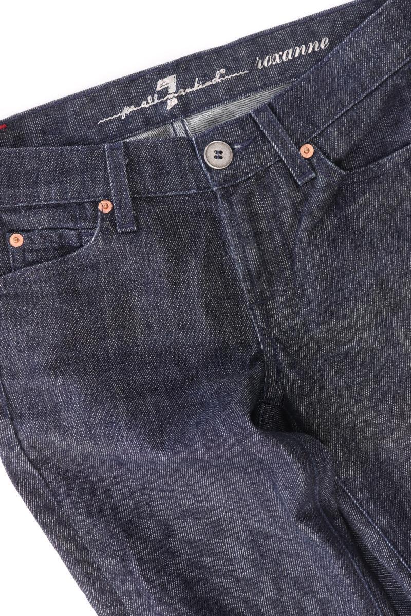 7 For All Mankind Straight Jeans Gr. W24 blau aus Baumwolle