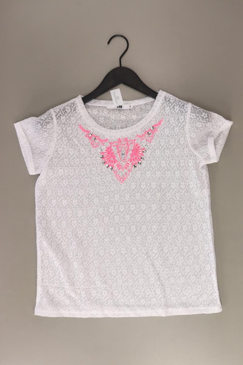 LTB T-Shirt Gr. S Kurzarm mit Nieten weiß