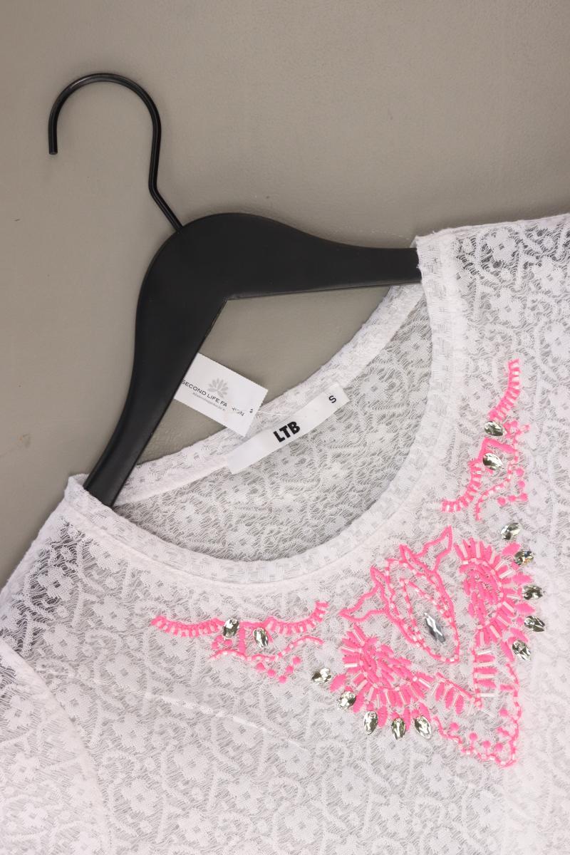 LTB T-Shirt Gr. S Kurzarm mit Nieten weiß