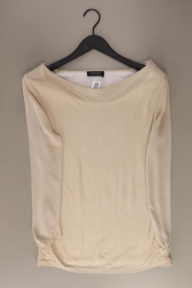 Apanage Classic Shirt Gr. 40 3/4 Ärmel creme aus Viskose