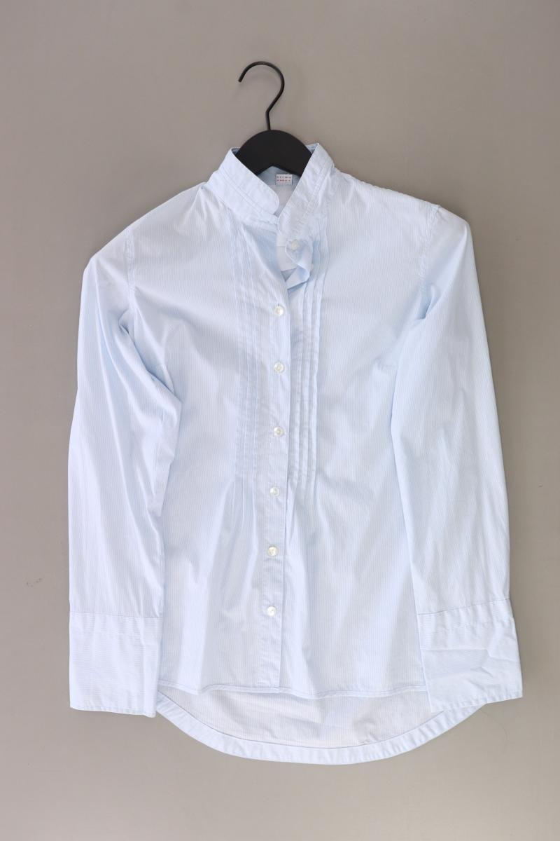s.Oliver Langarmbluse Gr. 36 gestreift blau aus Baumwolle