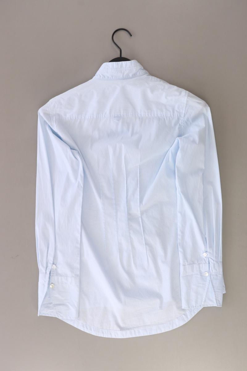 s.Oliver Langarmbluse Gr. 36 gestreift blau aus Baumwolle