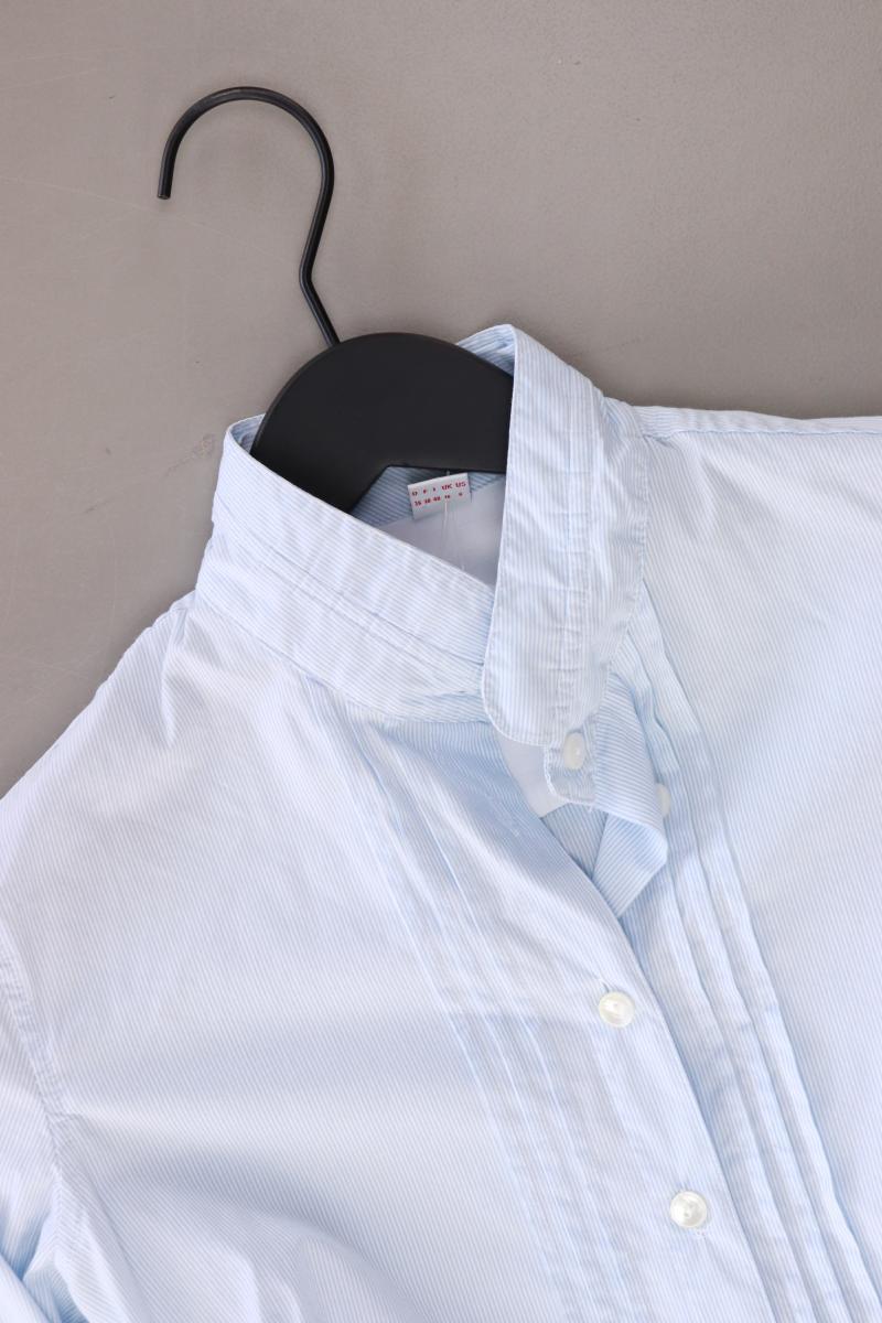 s.Oliver Langarmbluse Gr. 36 gestreift blau aus Baumwolle