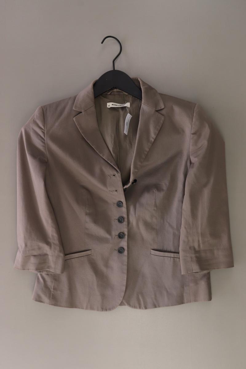 More&More Regular Blazer Gr. 36 braun aus Baumwolle