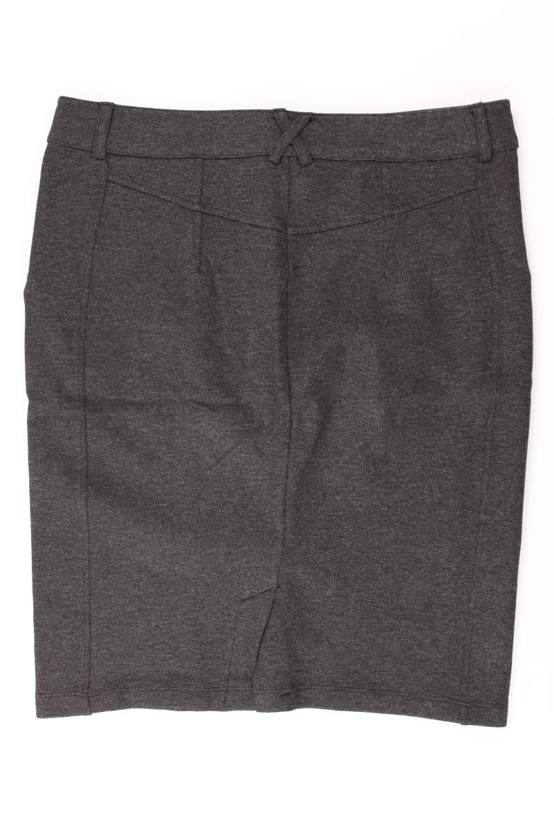 Zara Bleistiftrock Gr. M grau aus Viskose
