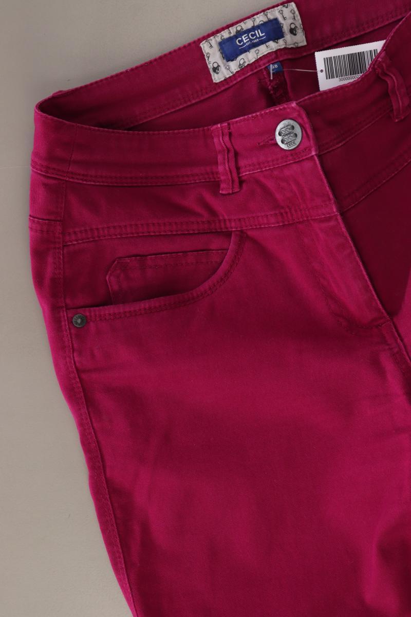 Cecil Hose Gr. W28 pink aus Baumwolle