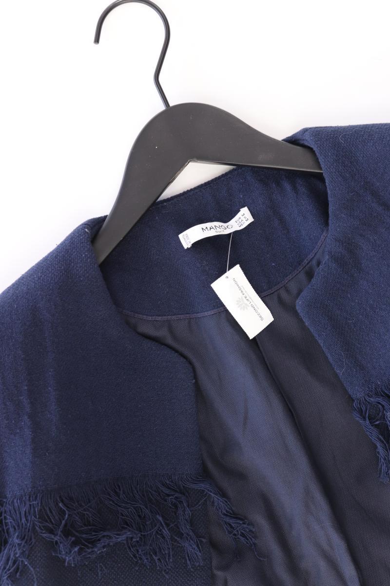 Mango Übergangsjacke mit Fransen Gr. M blau