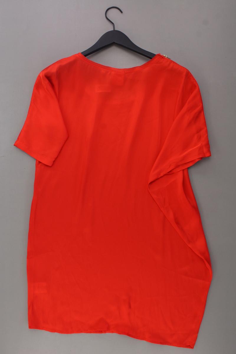 Ichi Volantkleid Gr. S Kurzarm orange aus Polyester