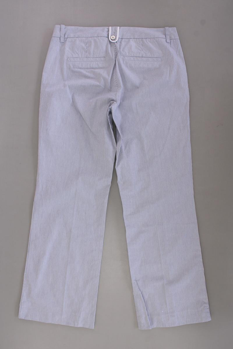 Esprit Hose Gr. 36 gestreift blau aus Baumwolle