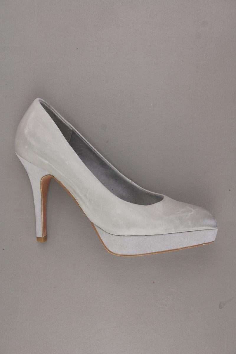 Tamaris High Heels Gr. 37 grau aus Leder