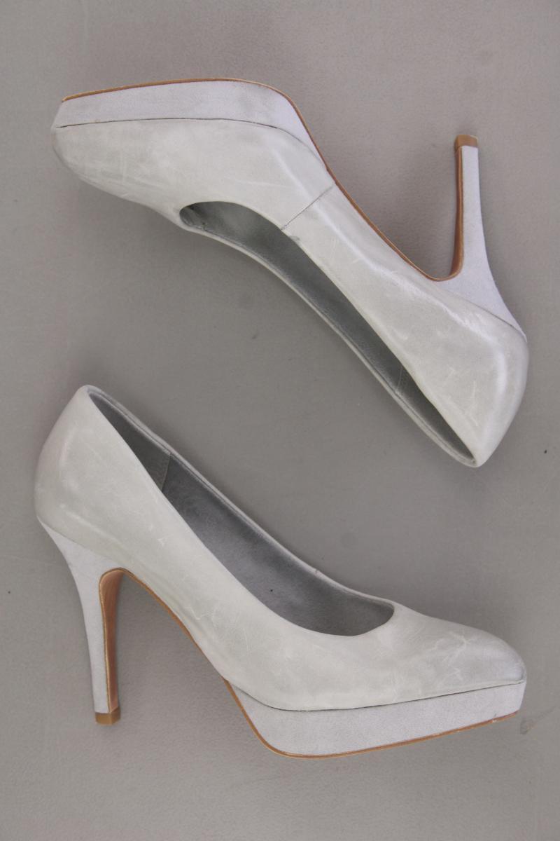 Tamaris High Heels Gr. 37 grau aus Leder