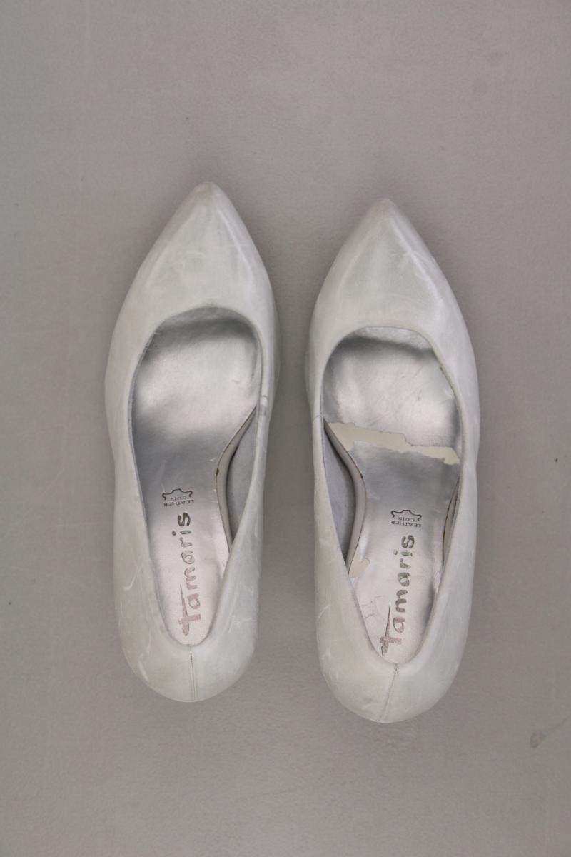 Tamaris High Heels Gr. 37 grau aus Leder