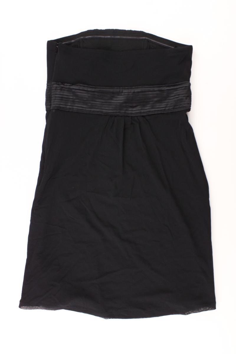 s.Oliver Bandeaukleid Gr. 36 Ärmellos schwarz aus Baumwolle