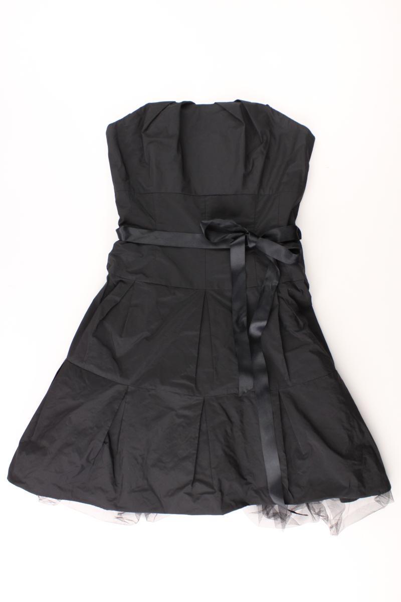 Swing Bandeaukleid Gr. 36 Ärmellos schwarz aus Polyester
