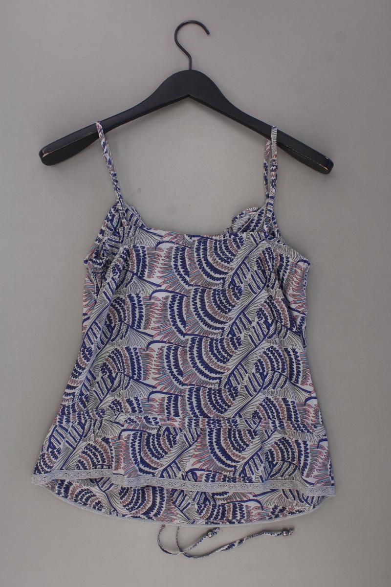 QS by s.Oliver Rüschentop Gr. 36 geometrisches Muster mehrfarbig