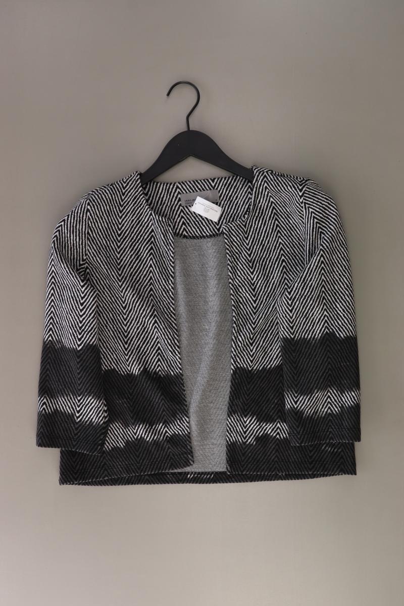 Vero Moda Cardigan Gr. M gestreift 3/4 Ärmel grau aus Polyester