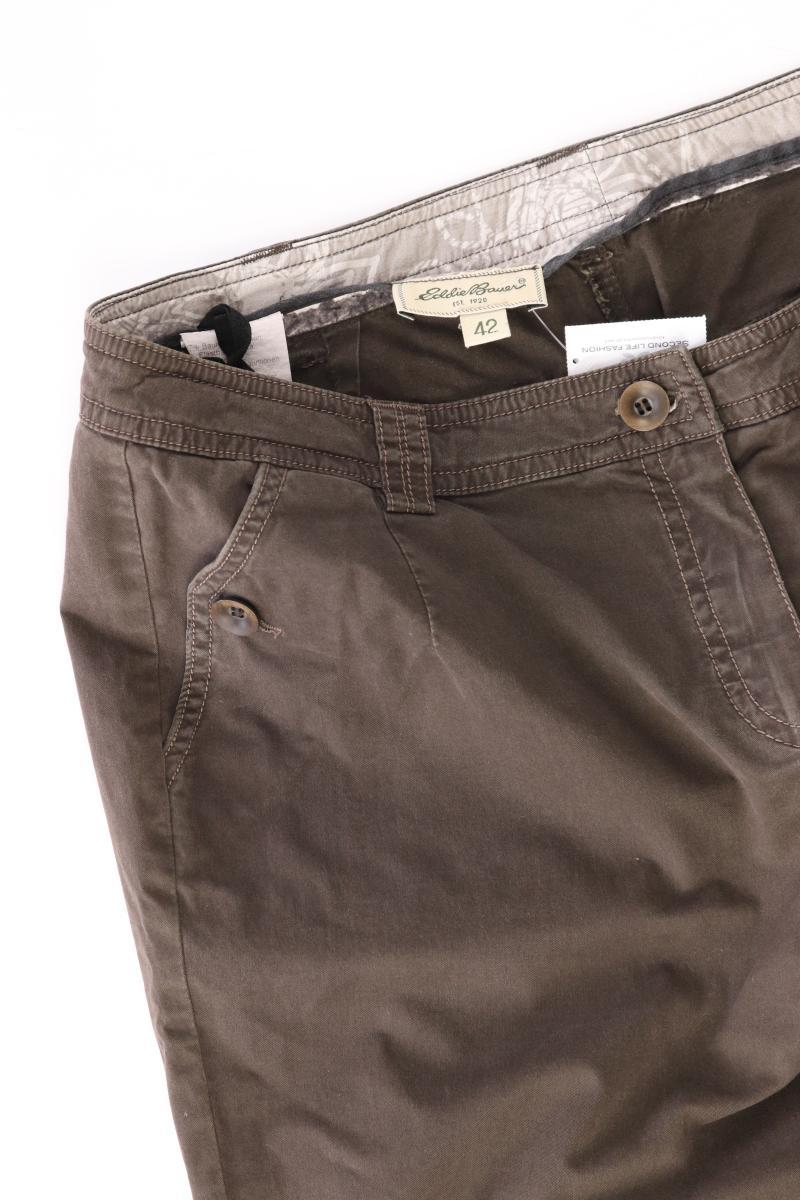 Eddie Bauer Hose Gr. 42 braun aus Baumwolle